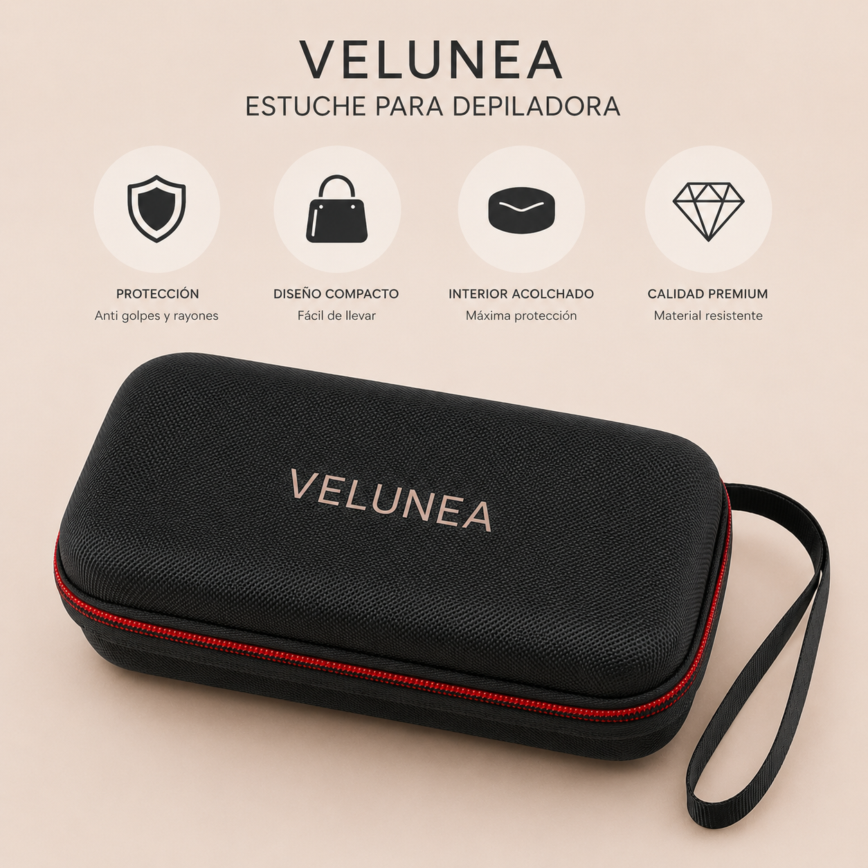 Funda de Viaje VELUNEA (+ Cargador GRATIS)