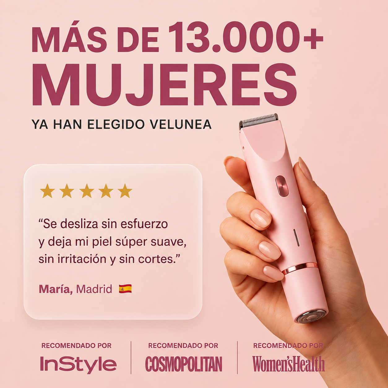 VELUNEA™- depilación de clínica desde casa